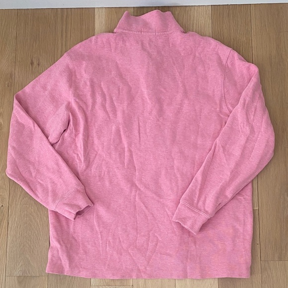Polo by Ralph Lauren Pink Quarter-Zip Sweatshirt - Picture 5 of 6
